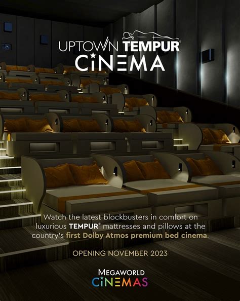Philippines’ first premium bed cinema to open in Uptown Bonifacio.